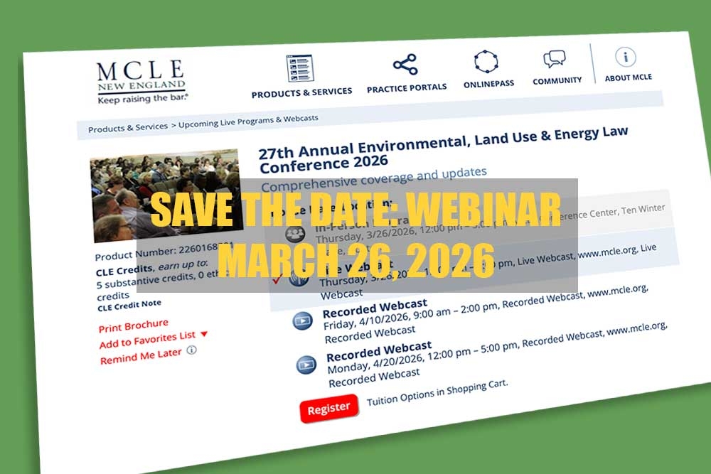 McGregor to Co-Chair MCLE 27th Annual Environmental, Land Use &amp; Energy Law Conference 2026
